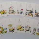 Magura receptgyüjtő gyűrűs könyvbe való papír betétlapok kategorizált elválasztólapjai. 10 kategória